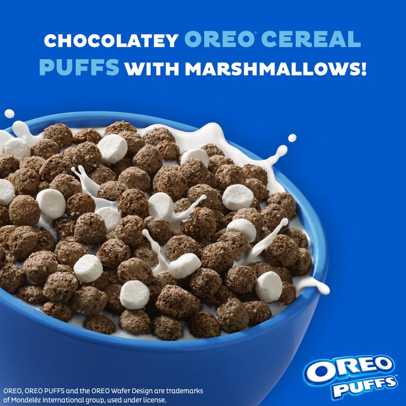 Post Oreo Puff Chocolate Breakfast Cereal, 10 oz Box - Image 3